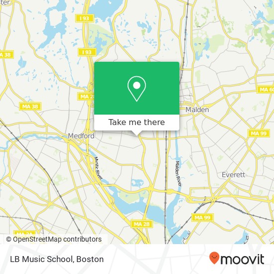 LB Music School map