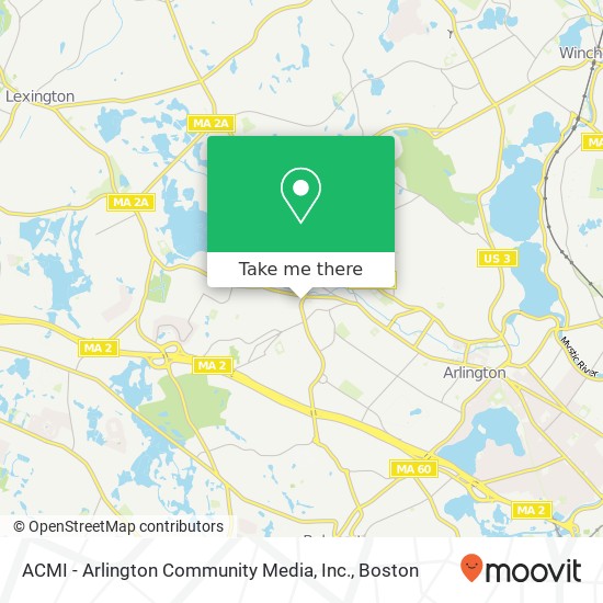 ACMI - Arlington Community Media, Inc. map