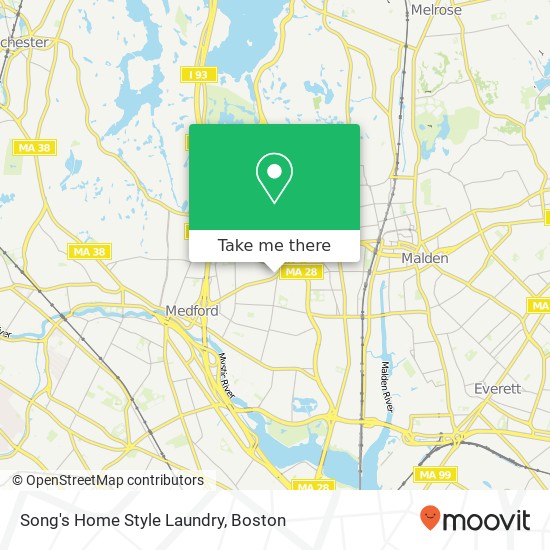 Mapa de Song's Home Style Laundry
