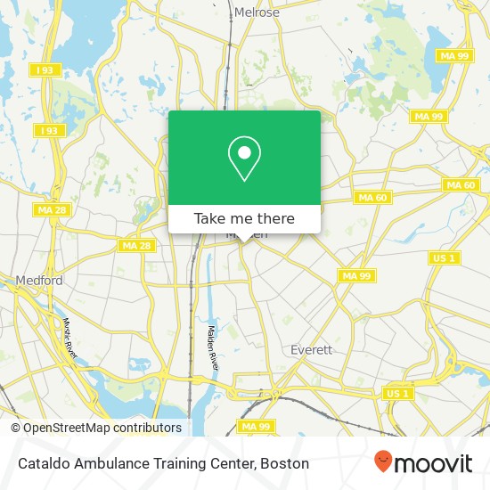 Mapa de Cataldo Ambulance Training Center