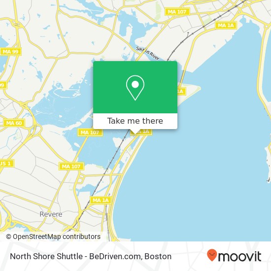Mapa de North Shore Shuttle - BeDriven.com