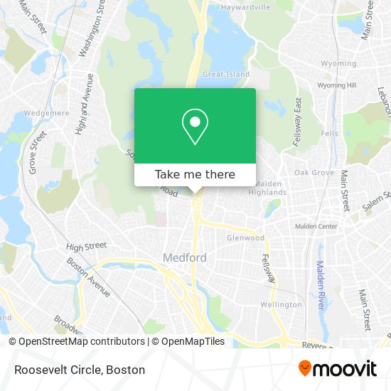 Mapa de Roosevelt Circle
