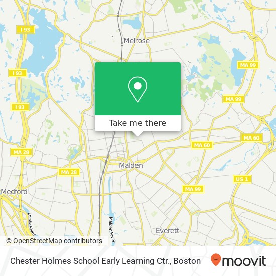 Chester Holmes School Early Learning Ctr. map