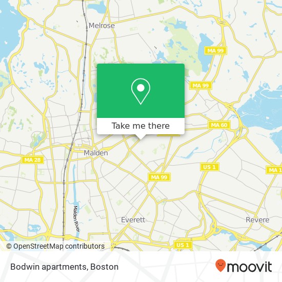 Bodwin apartments map
