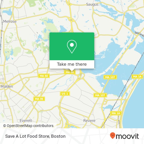 Mapa de Save A Lot Food Store