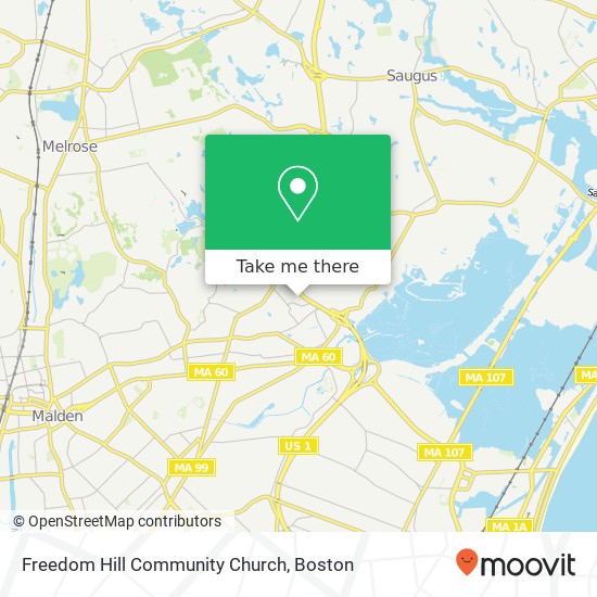 Freedom Hill Community Church map