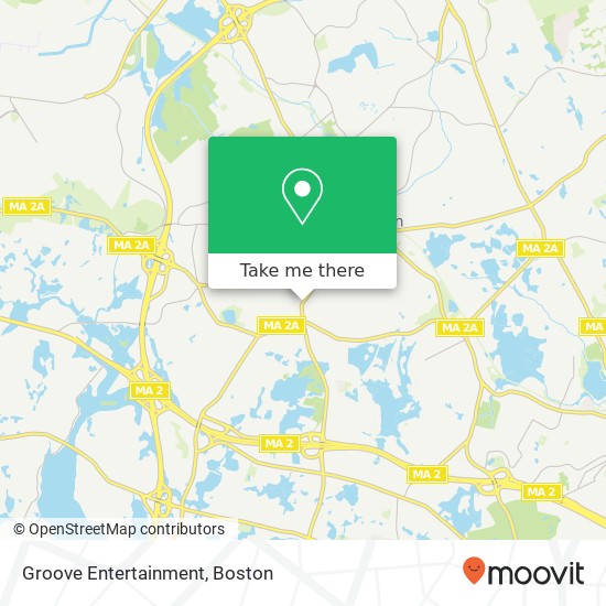 Mapa de Groove Entertainment