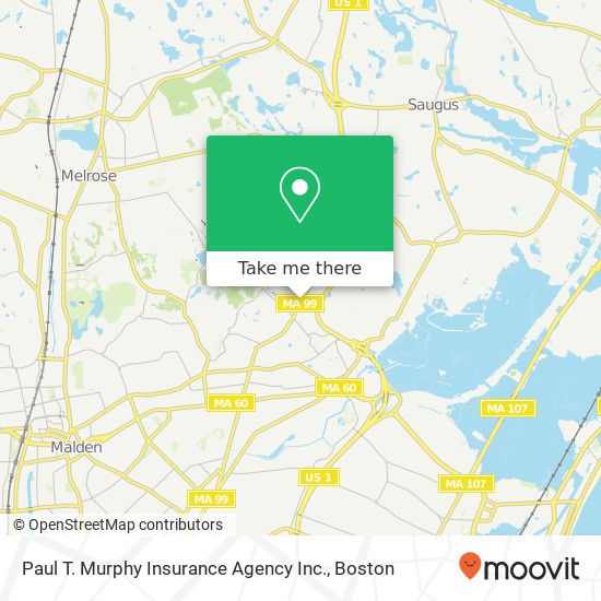 Mapa de Paul T. Murphy Insurance Agency Inc.