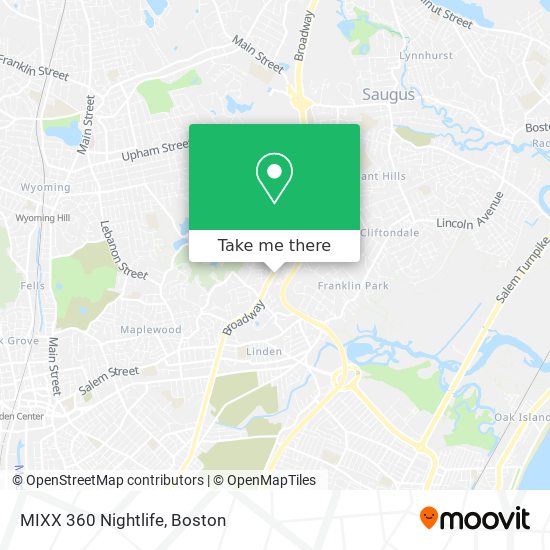 MIXX 360 Nightlife map