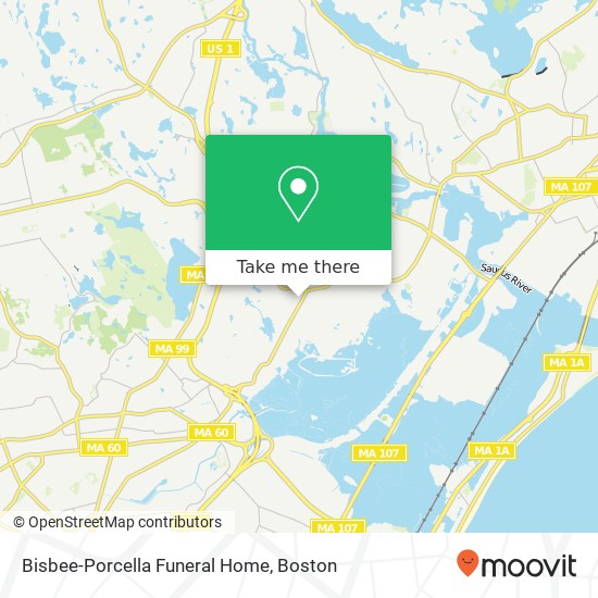 Mapa de Bisbee-Porcella Funeral Home