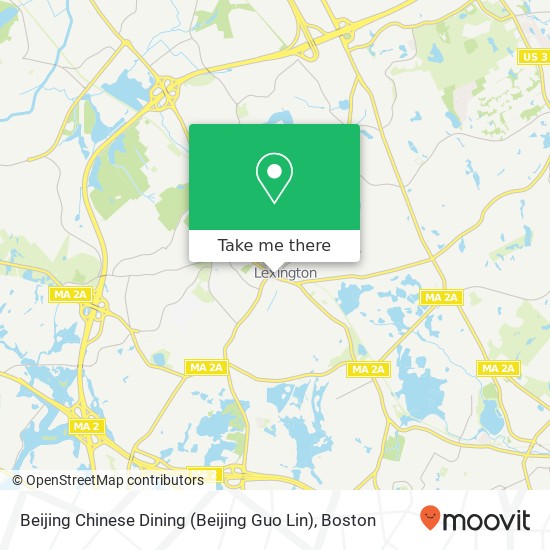 Mapa de Beijing Chinese Dining (Beijing Guo Lin)