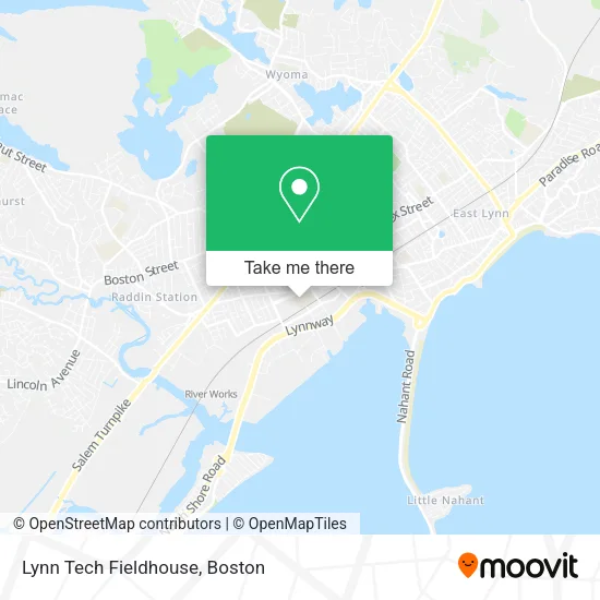 Lynn Tech Fieldhouse map