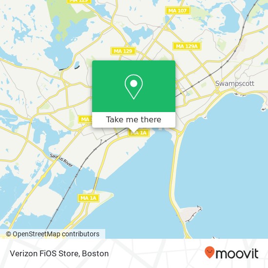 Mapa de Verizon FiOS Store