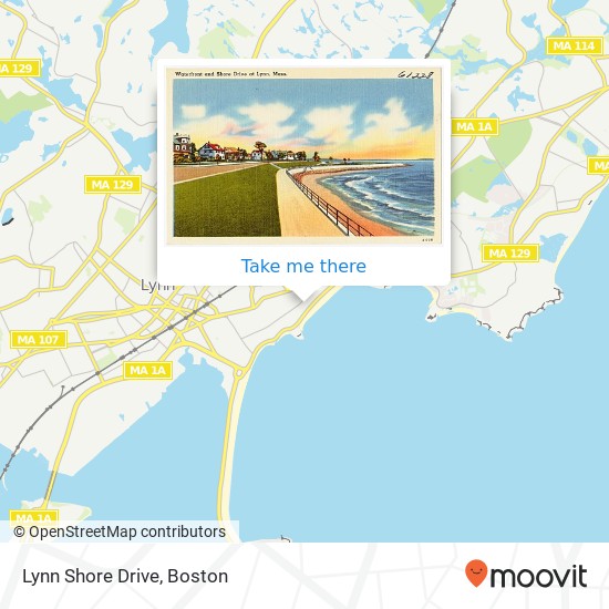 Mapa de Lynn Shore Drive
