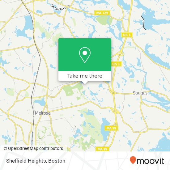 Mapa de Sheffield Heights