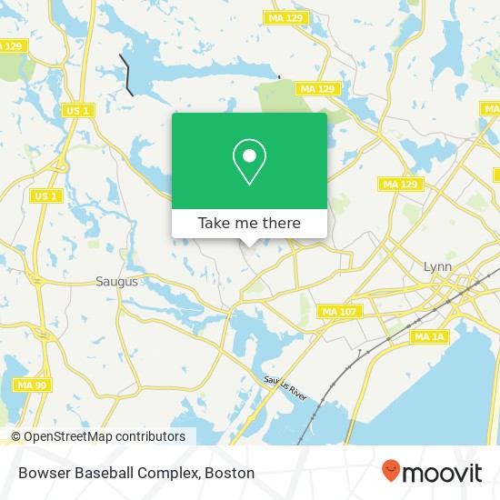 Mapa de Bowser Baseball Complex