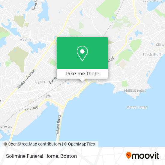 Solimine Funeral Home map