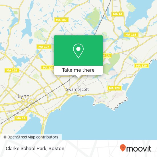 Clarke School Park map