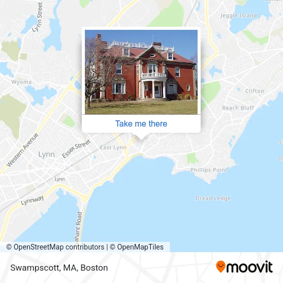 Mapa de Swampscott, MA