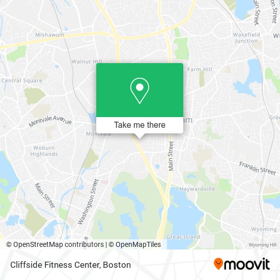 Mapa de Cliffside Fitness Center