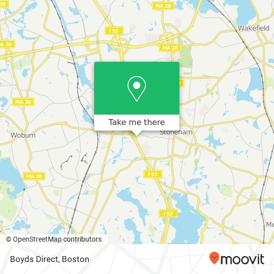 Boyds Direct map