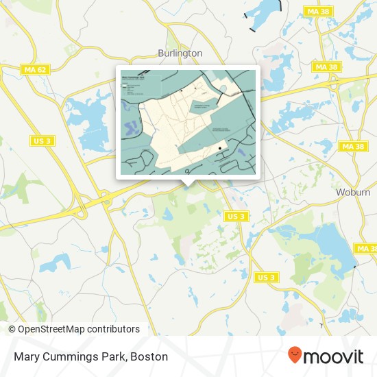 Mapa de Mary Cummings Park