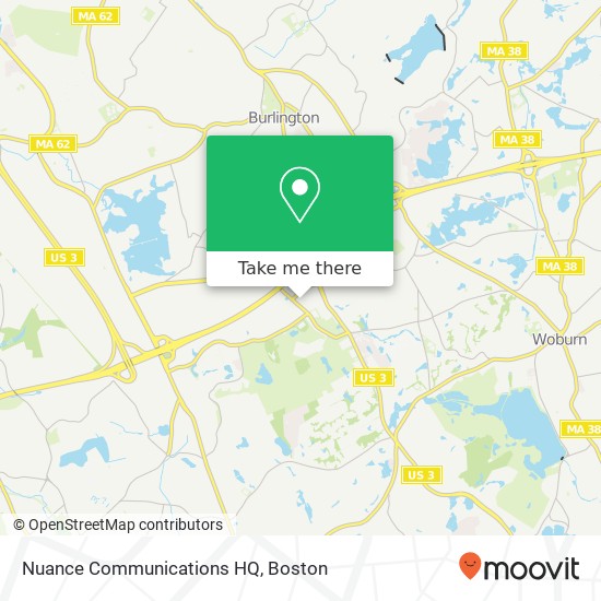 Mapa de Nuance Communications HQ