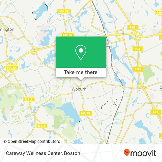 Mapa de Careway Wellness Center