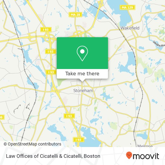 Law Offices of Cicatelli & Cicatelli map