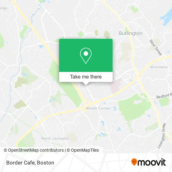 Border Cafe map