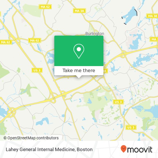 Lahey General Internal Medicine map
