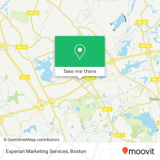 Mapa de Experian Marketing Services