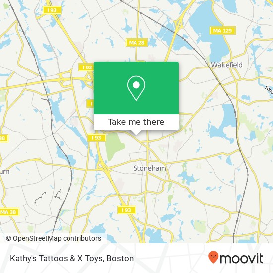 Mapa de Kathy's Tattoos & X Toys