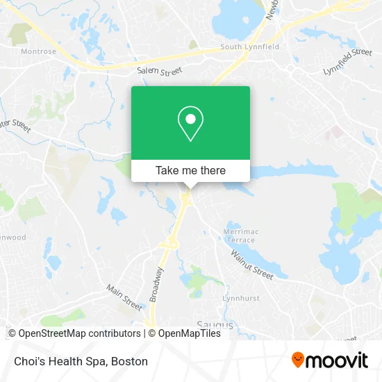 Choi's Health Spa map