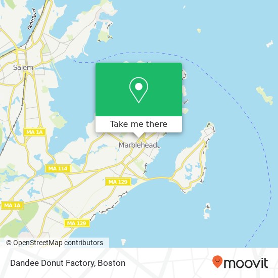 Dandee Donut Factory map