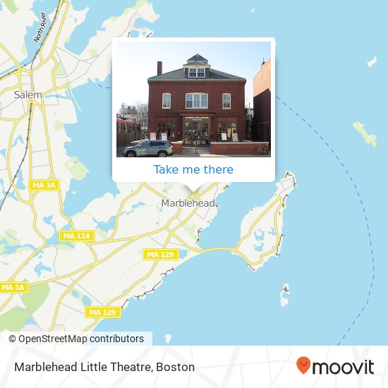Marblehead Little Theatre map