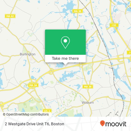 Mapa de 2 Westgate Drive Unit T6