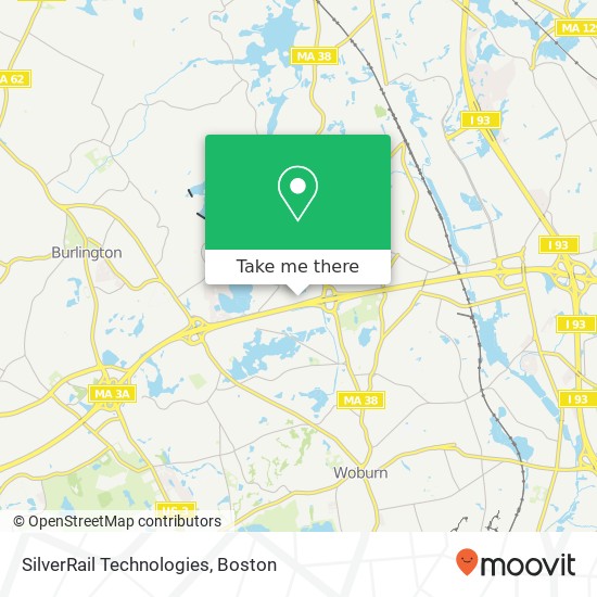Mapa de SilverRail Technologies