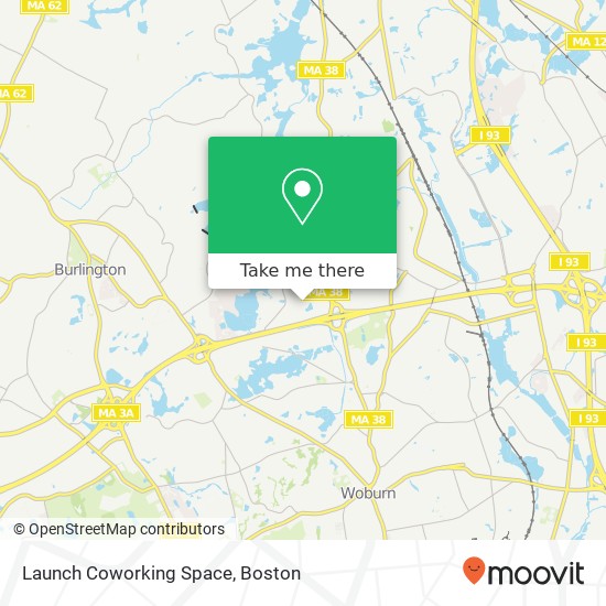 Mapa de Launch Coworking Space