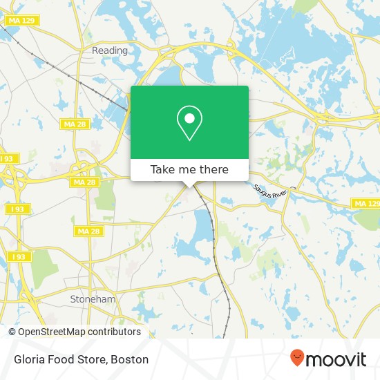 Gloria Food Store map
