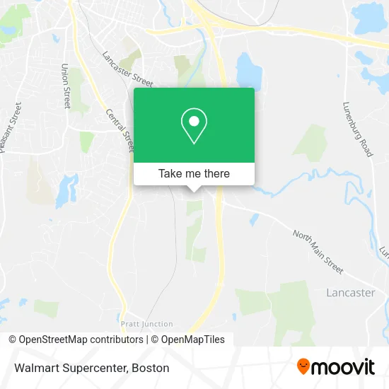 Mapa de Walmart Supercenter