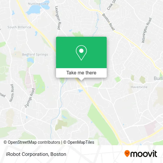 Mapa de iRobot Corporation