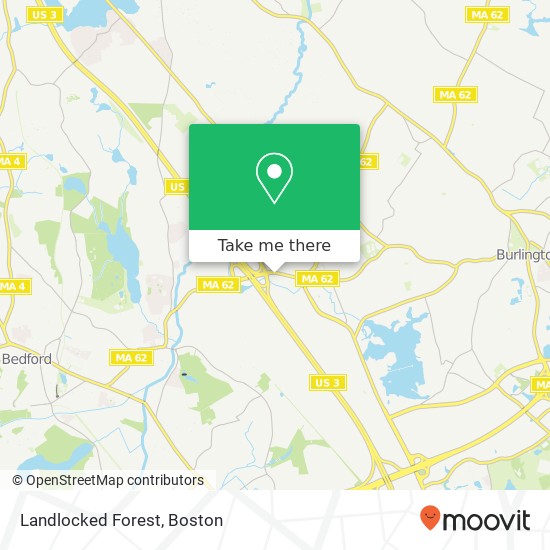 Landlocked Forest map
