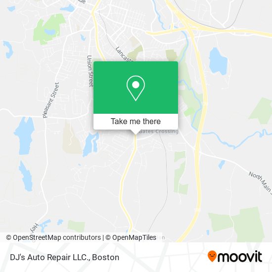 DJ's Auto Repair LLC. map