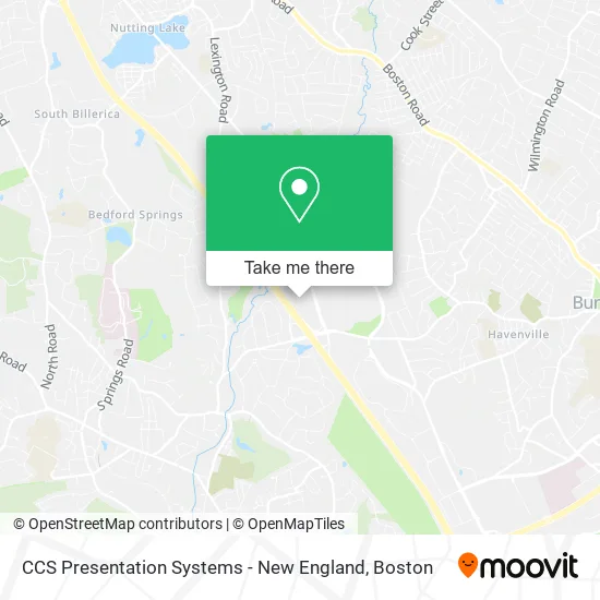 CCS Presentation Systems - New England map
