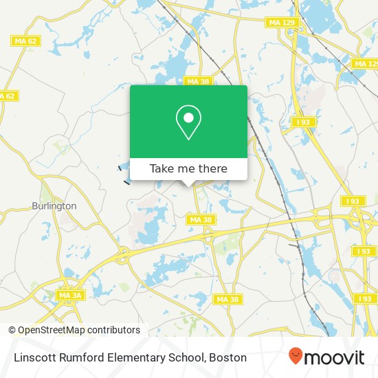 Mapa de Linscott Rumford Elementary School
