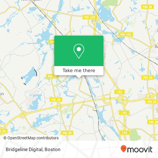 Bridgeline Digital map