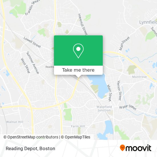 Mapa de Reading Depot