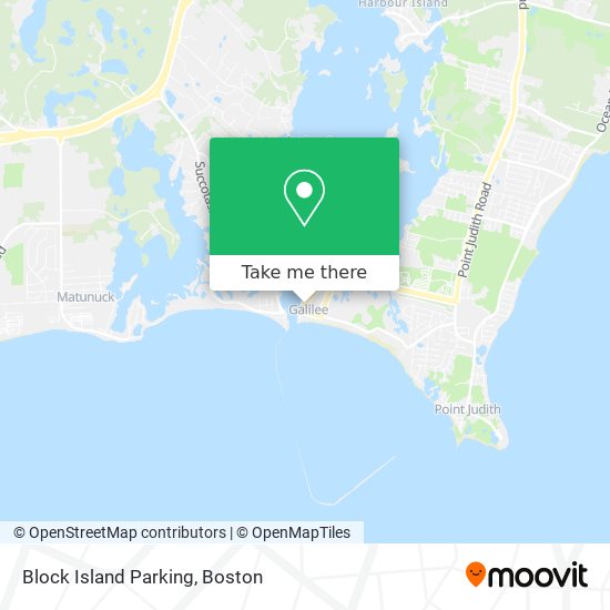 Mapa de Block Island Parking