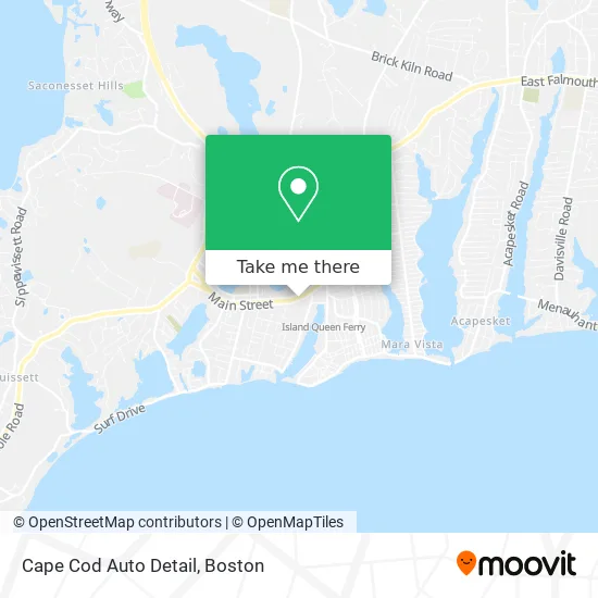 Cape Cod Auto Detail map